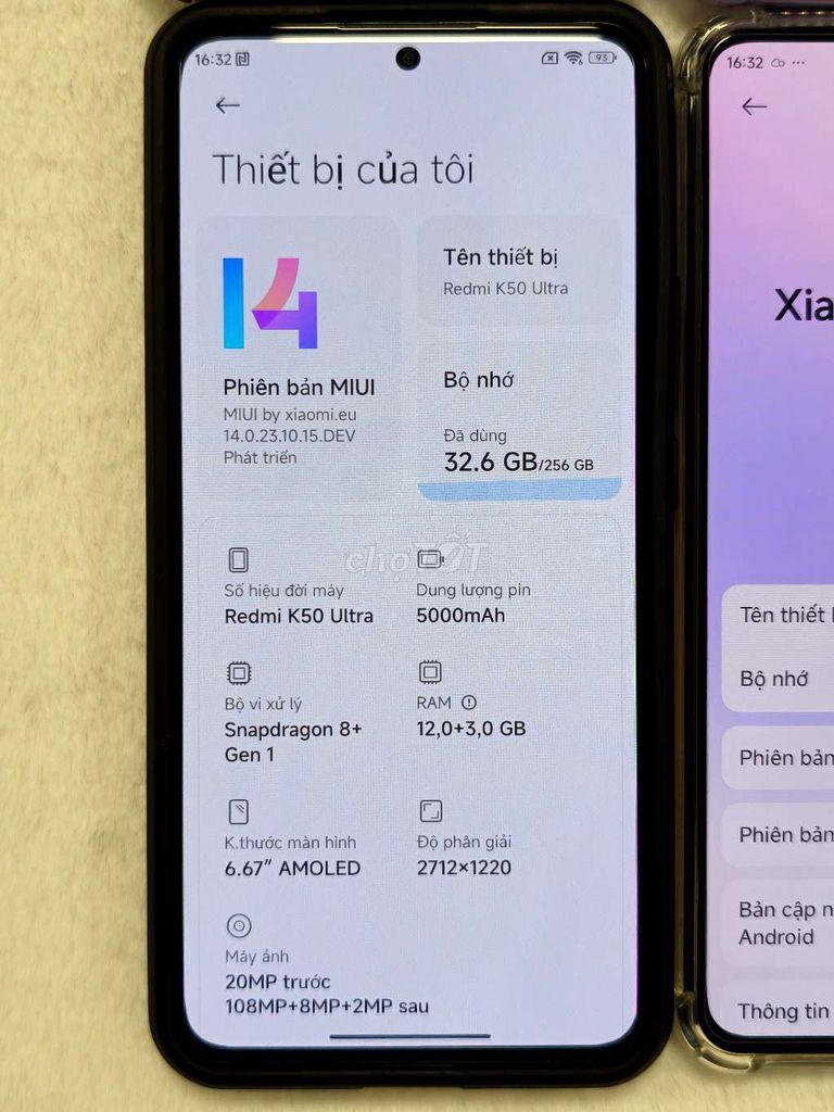 K50 ultra 5G 12/256 GB đã unlock up rom TV. Mua bán Điện thoại tại Thành phố Thủ Đức Tp Hồ Chí Minh được đăng bởi Tịnh Lưu Ly hình 1