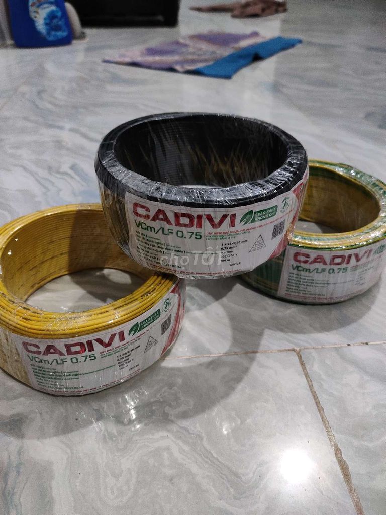 Dây điện Cadivi VCm/LF 1x 0.75. Mua bán Đồ chuyên dụng, Giống nuôi trồng tại Thành phố Đồng Xoài Bình Phước được đăng bởi Ngọc Phan hình 1