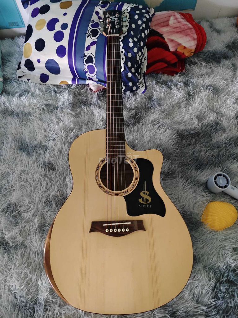 Đàn Guitar S.Viet Gỗ thịt 99% mới. Mua bán Nhạc cụ tại Huyện Châu Đức Bà Rịa - Vũng Tàu được đăng bởi Toàn hình 1