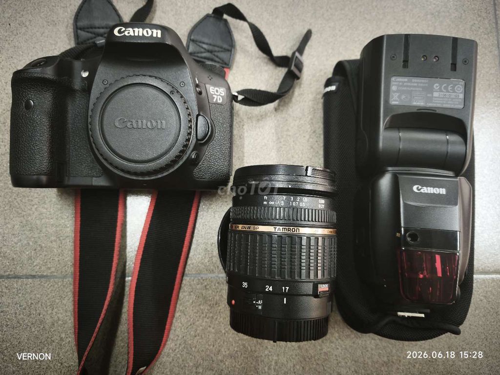 Máy ảnh Canon 7D. Mua bán Máy ảnh, Máy quay tại Thành phố Thuận An Bình Dương được đăng bởi Nguyen Luan hình 1