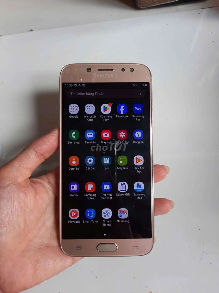 Samsung J7 Pro 32GB Vàng hồng Like New. Mua bán Điện thoại tại Thành phố Thuận An Bình Dương được đăng bởi ThùyLinh627 hình 1