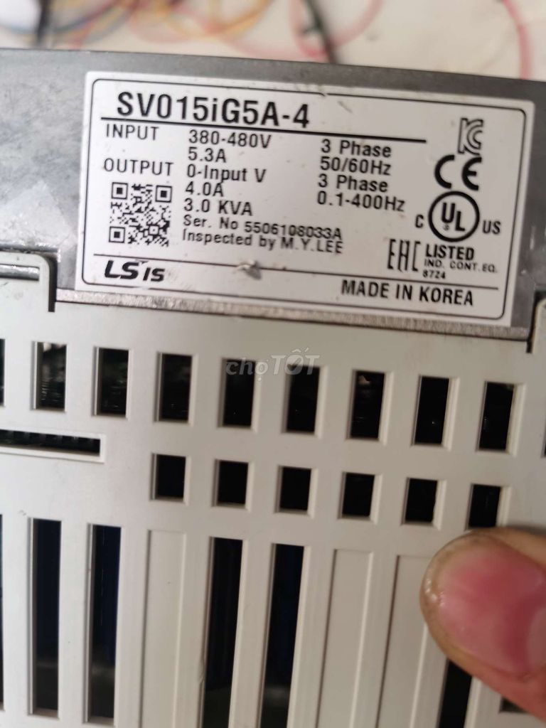 Biến tần LS IG5A 1.5kw 380v zin. Mua bán Đồ chuyên dụng, Giống nuôi trồng tại Thành phố Biên Hòa Đồng Nai được đăng bởi Biến tần Biên Hòa hình 1