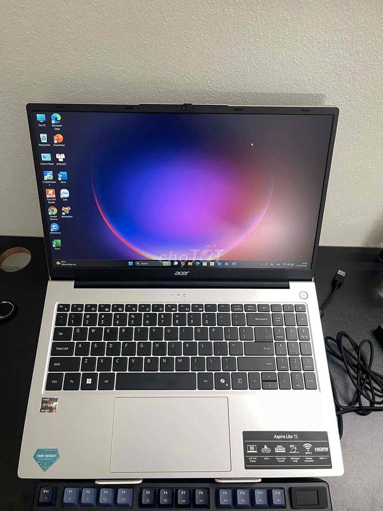 Acer Aspire Lite 15 Ryzen 5-7430U cần bán. Mua bán Laptop tại Huyện Gia Lâm Hà Nội được đăng bởi Chi Nguyễn Linh hình 1