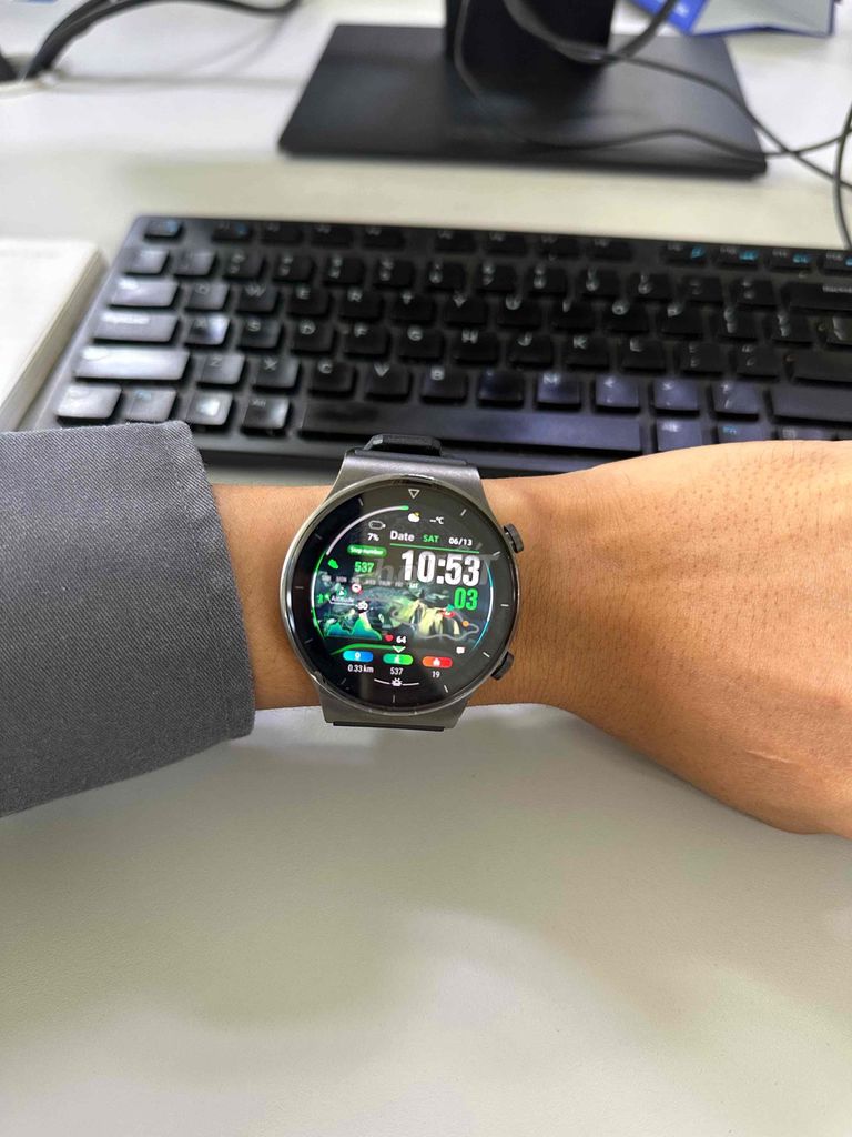 Huawei GT2 Pro Xám Like New. Mua bán Thiết bị đeo thông minh tại Quận Hải Châu Đà Nẵng được đăng bởi barca hình 1