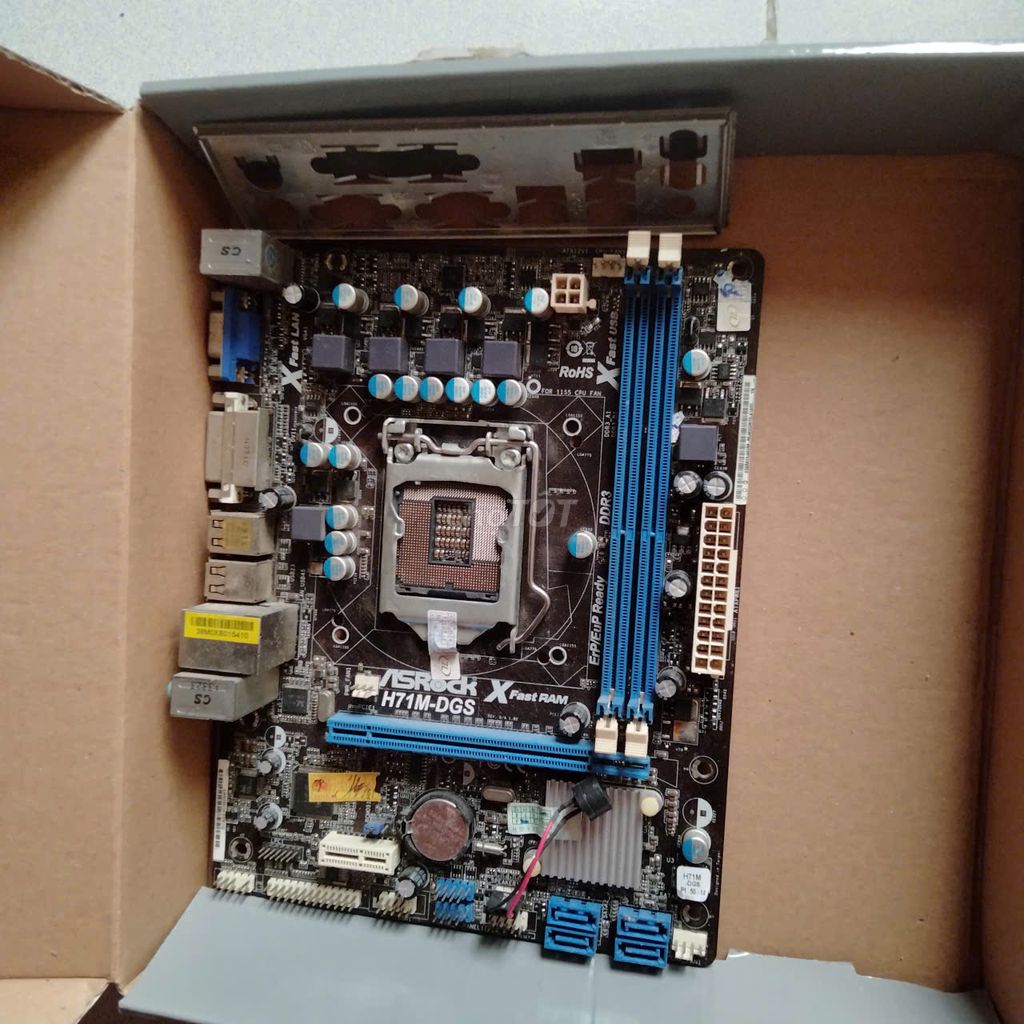 Main h71 Kèm i3-3220. Mua bán Linh kiện (RAM, Card...) tại Huyện Thái Thụy Thái Bình được đăng bởi Sơn Đặng hình 1