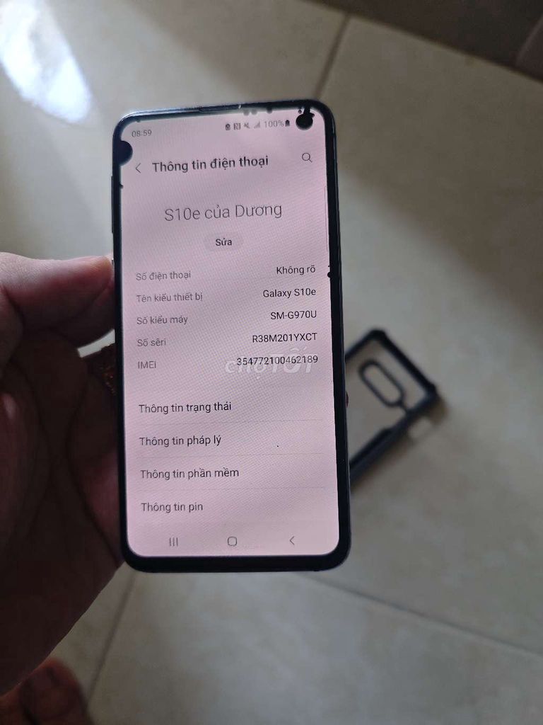 Samsung S10e 6GB/128GB Xanh Like New. Mua bán Điện thoại tại Quận 10 Tp Hồ Chí Minh được đăng bởi cường hình 1