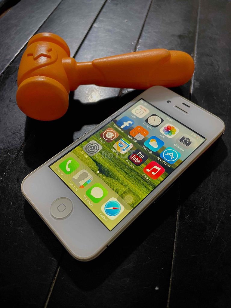 Apple iPhone 4S Trắng iOS 7. Mua bán Điện thoại tại Huyện Bình Chánh Tp Hồ Chí Minh được đăng bởi Ho Khang hình 1