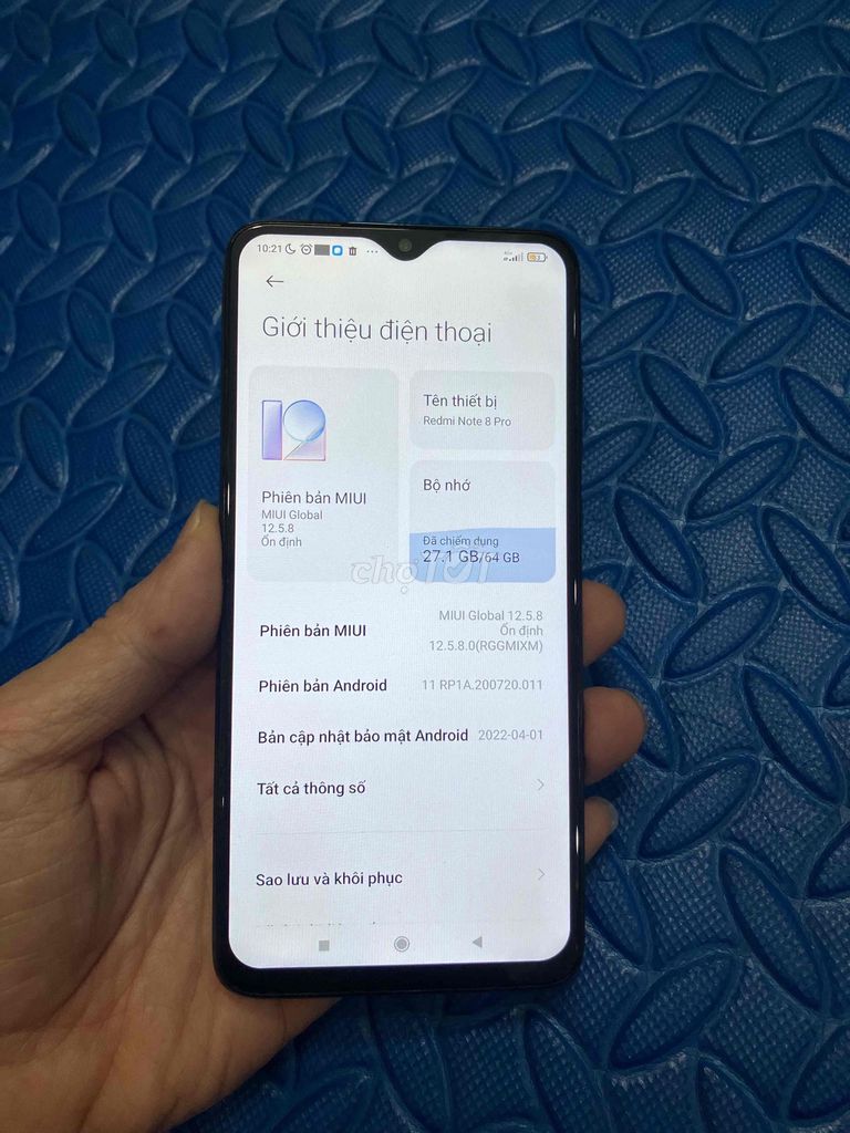 Xiaomi Redmi Note 8 Pro Ram6/64 zin cũ. Mua bán Điện thoại tại Quận Hà Đông Hà Nội được đăng bởi Mạnh Mobile hình 1