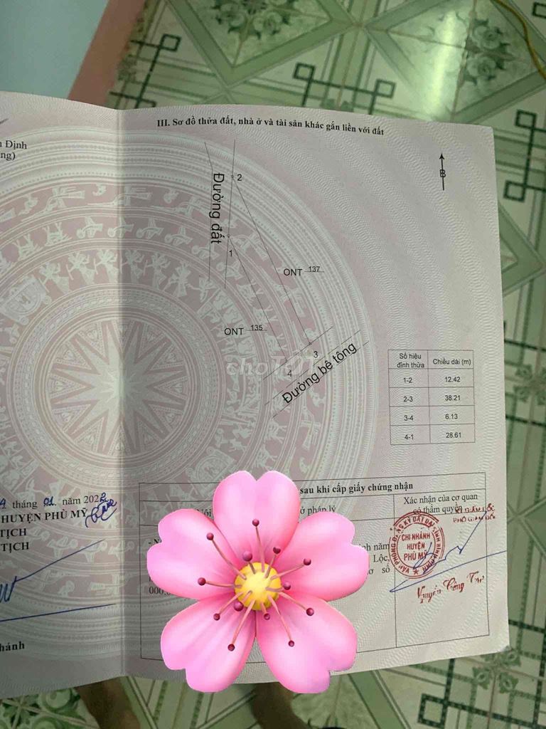 Cần bán lô đất thổ cư 200m2 tại vạn phú, mỹ lộc, phù mỹ, bình định Cần bán lô đất thổ cư 200m2 tại vạn phú, mỹ lộc, phù mỹ, bình định