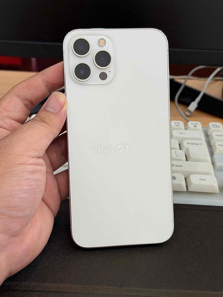 iPhone 12 Pro Max 256GB Trắng 99% đẹp. Mua bán Điện thoại tại Quận Ninh Kiều Cần Thơ được đăng bởi Cầm Đồ Tấn Lợi hình 1