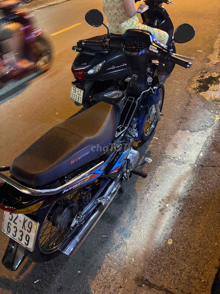 Хонда Вейв 110cc синий черный
