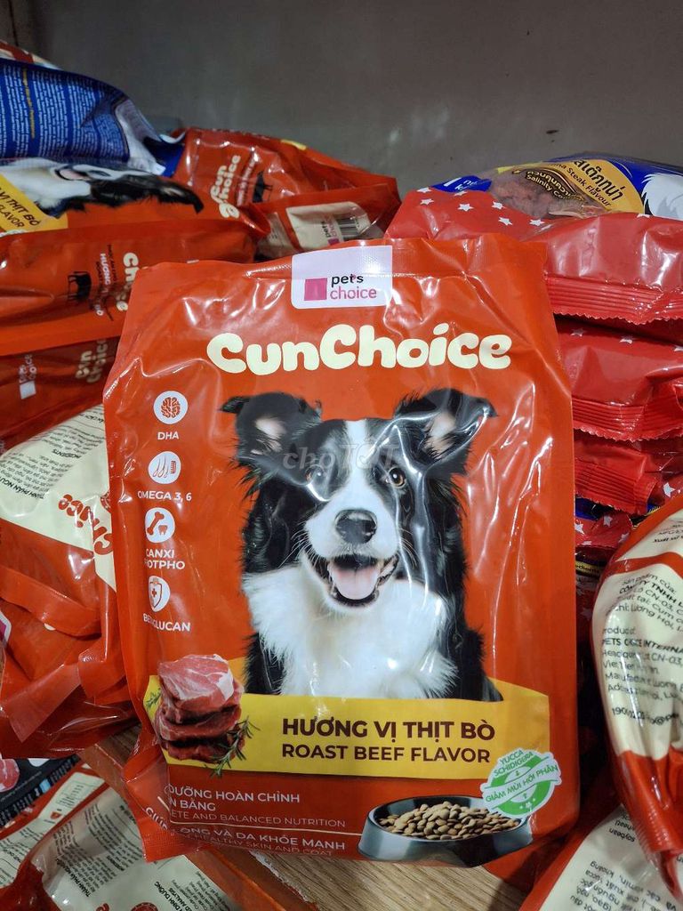 CunChoice Thức ăn cho chó vị thịt bò 1kg. Mua bán Phụ kiện, Thức ăn, Dịch vụ tại Quận Thanh Khê Đà Nẵng được đăng bởi Công ty TNHH MTV Huynh Đệ Phát hình 1