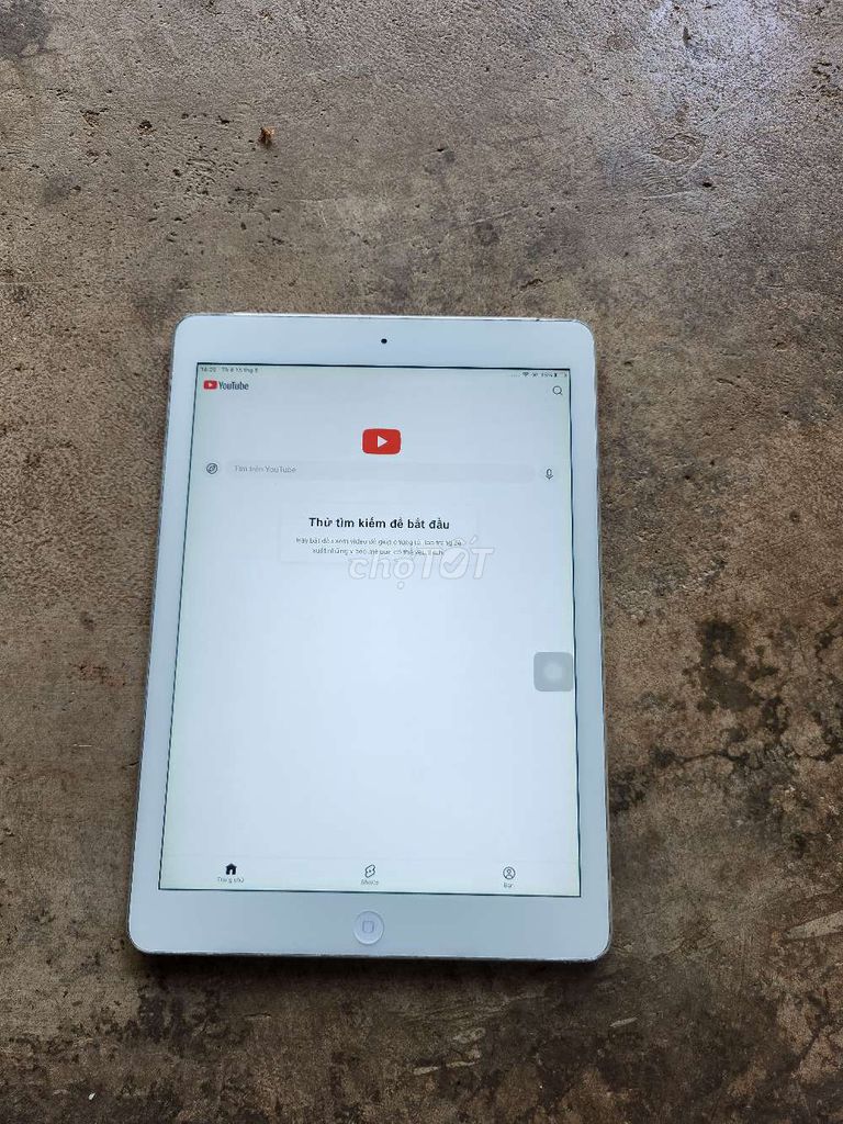 Apple iPad Air Bạc Full youtube 450k. Mua bán Máy tính bảng tại Huyện Tân Phú Đồng Nai được đăng bởi Cao Huy hình 1