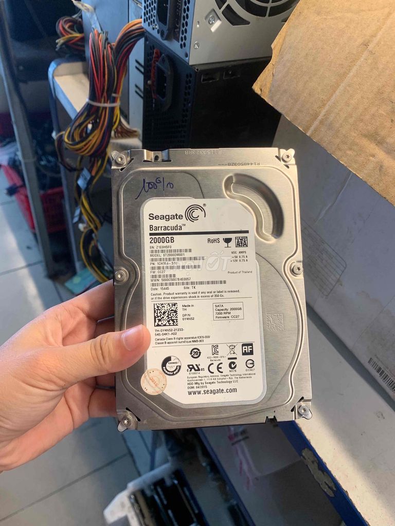 Ổ CỨNG HDD 2TB HÃNG SEAGATE SK 100%. Mua bán Linh kiện (RAM, Card...) tại Quận Phú Nhuận Tp Hồ Chí Minh được đăng bởi tiến tài 770 nguyễn kiệm p4 quận phú nhuận hình 1