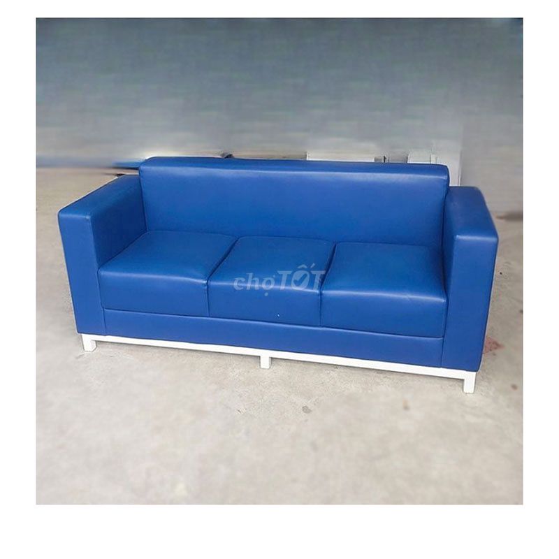 Ghế Sofa 3 Chỗ Da Công Nghiệp Xanh Mới 90%. Mua bán Bàn ghế tại Huyện Nhà Bè Tp Hồ Chí Minh được đăng bởi Hằng Hàng Thanh Lý  hình 1