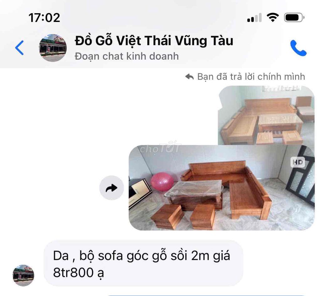 Thanh Lý Bộ Sofa gỗ sồi. Mua bán Bàn ghế tại Thành phố Vũng Tàu Bà Rịa - Vũng Tàu được đăng bởi TÙNG NGUYỄN BĐS VT hình 1
