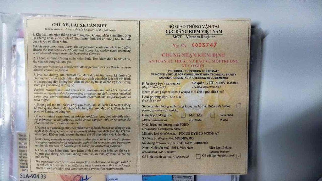 Ford Focus 2014 Sport 2.0 AT - 71000 km. Mua bán Ô tô tại Quận Gò Vấp Tp Hồ Chí Minh được đăng bởi Lộc Phát hình 13