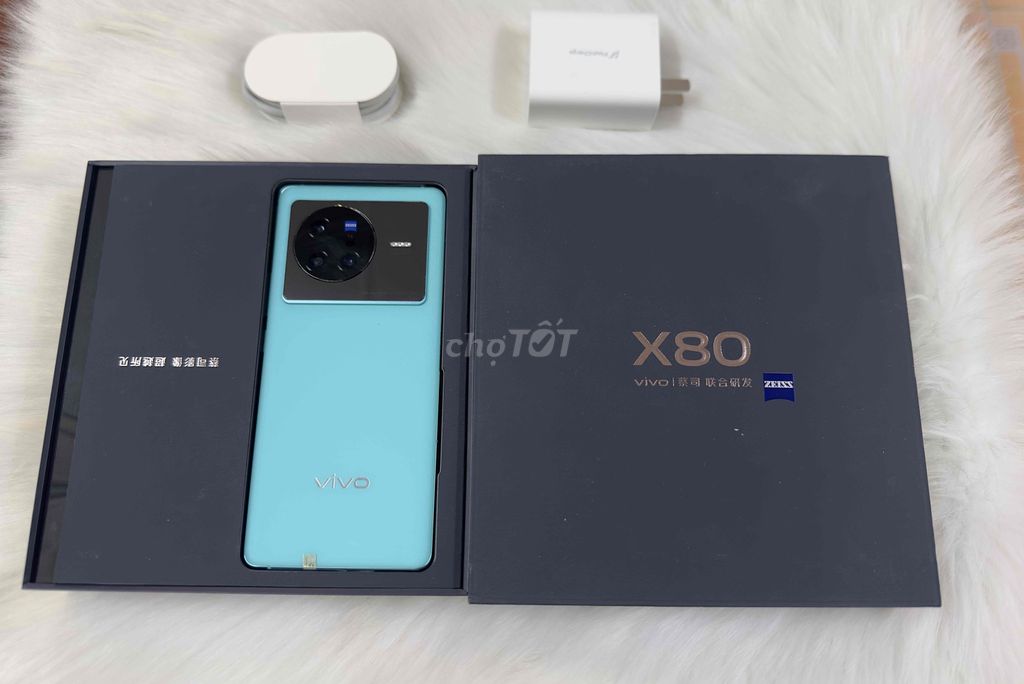 Vivo X80 12GB/256GB Xanh ngọc. Mua bán Điện thoại tại Quận Ninh Kiều Cần Thơ được đăng bởi ĐIỆN THOẠI GIÁ TỐT UY TÍN  hình 1