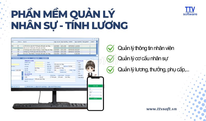 Phần mềm nhân sự và tính lương sản xuất