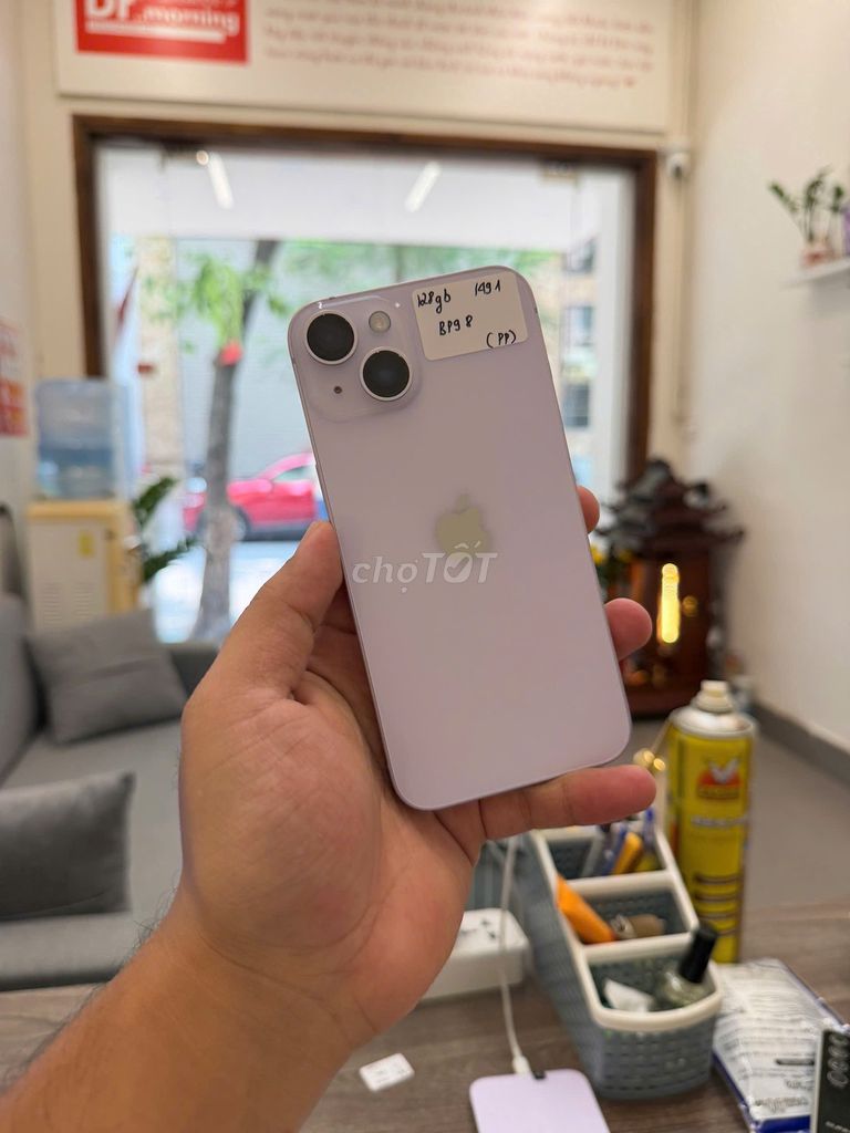 iPhone 14 128GB Tím bản khay sim , Giá HSSV. Mua bán Điện thoại tại Quận Đống Đa Hà Nội được đăng bởi H iStore hình 1
