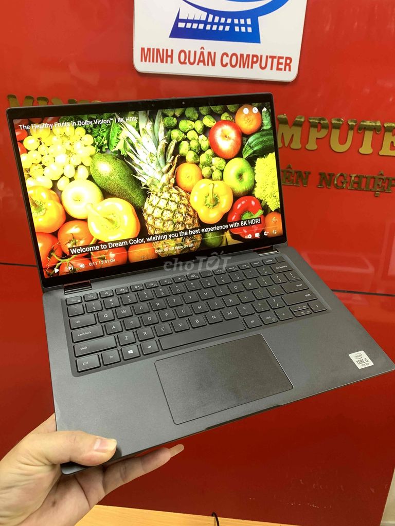 Laptop Dell 7410 màn xoay gập 360 độ cảm ứng