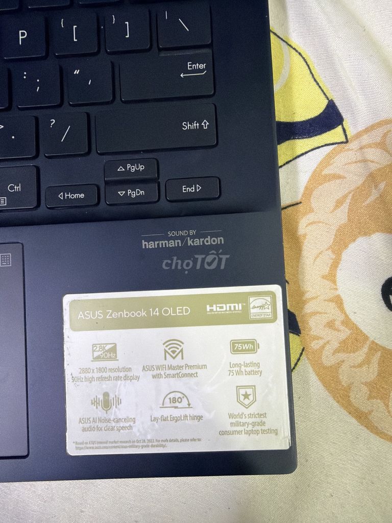 Laptop ASUS Zenbook 14 OLED. Mua bán Laptop tại Quận Gò Vấp Tp Hồ Chí Minh được đăng bởi Luan Nguyen hình 1