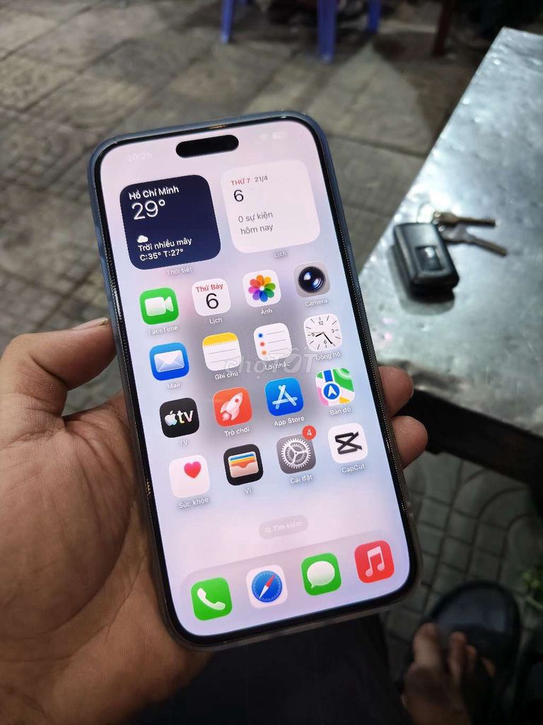iPhone 15 Pro Max 256GB Xám 99%. Mua bán Điện thoại tại Quận Liên Chiểu Đà Nẵng được đăng bởi Công Lực hình 1