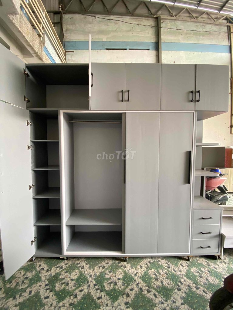 Tủ quần áo nhựa đài loan 2.45m vuôngf. Mua bán Tủ, kệ gia đình tại Thành phố Long Xuyên An Giang được đăng bởi Nội Thất Long Xuyên  hình 1