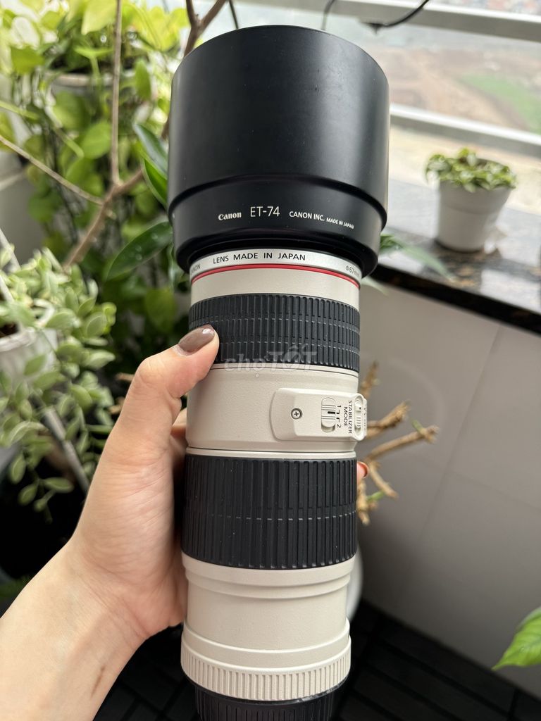 Ống kính Canon EF 70-200mm F4L IS USM. Mua bán Máy ảnh, Máy quay tại Quận Đống Đa Hà Nội được đăng bởi Nhược Doanh hình 1