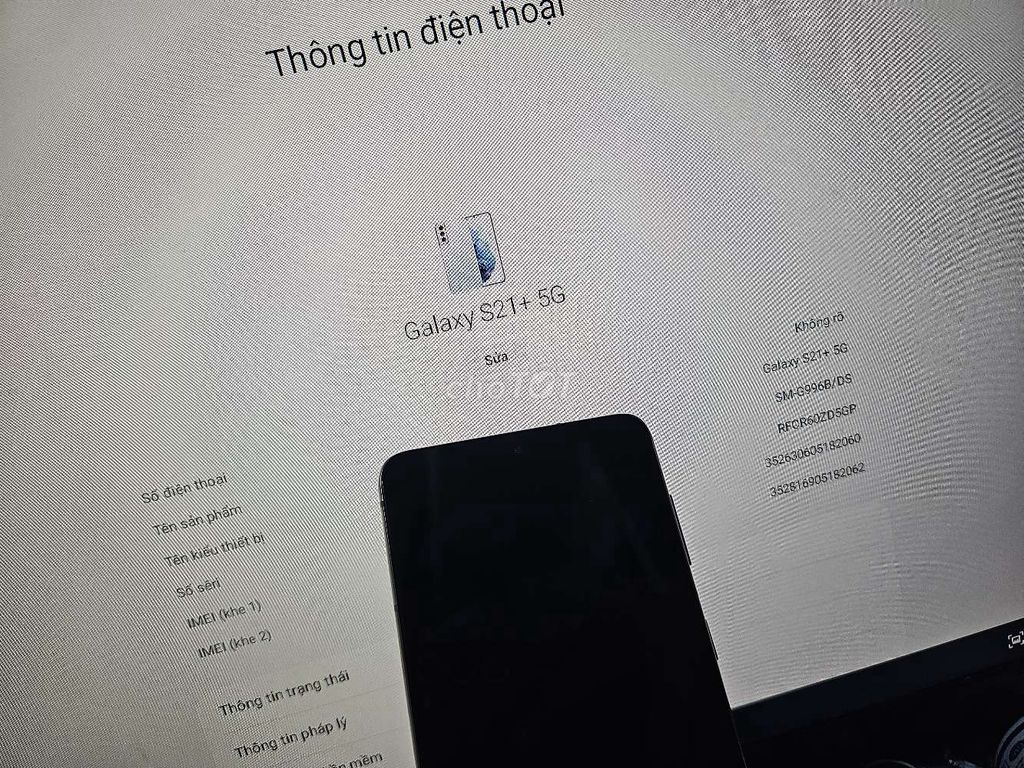 Samsung Galaxy S21+ 5G 8GB/128GB Bạc Lưng vỡ. Mua bán Điện thoại tại Quận Bình Tân Tp Hồ Chí Minh được đăng bởi 8Nhanh Gọn Lẹ hình 1