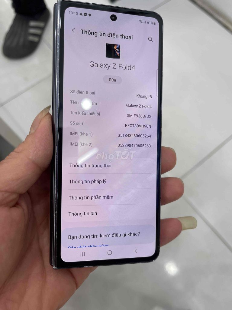 Samsung Galaxy Z Fold4 12GB/256GB Đen. Mua bán Điện thoại tại Quận Cầu Giấy Hà Nội được đăng bởi thành hình 1