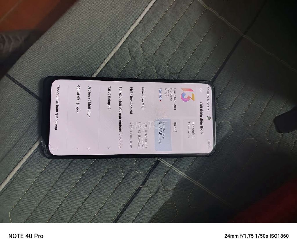 Pass xiaomi redmi note 10