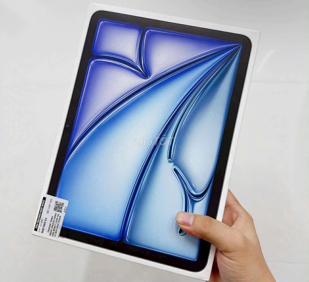 iPadair 7 blue 128gb wifi vn/a new acti bht12/2026. Mua bán Máy tính bảng tại Quận 3 Tp Hồ Chí Minh được đăng bởi Nam Á Mobile hình 1