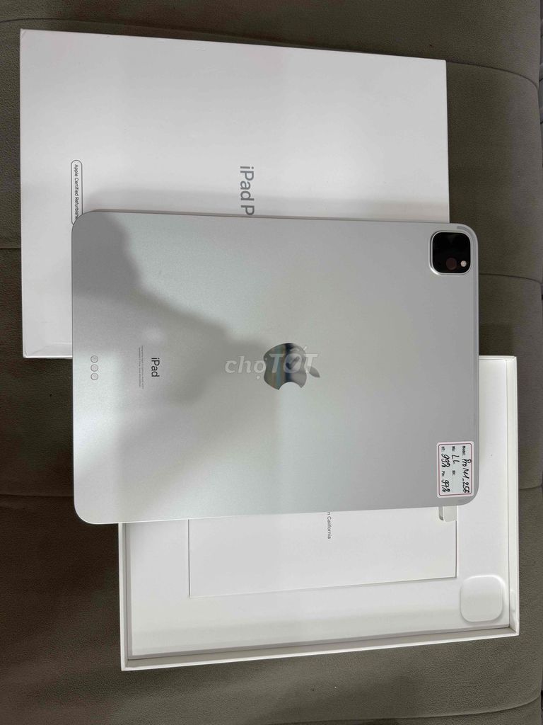 iPad Pro M1 256gb Silver wifi likenew fullbox p97. Mua bán Máy tính bảng tại Quận Đống Đa Hà Nội được đăng bởi Hà Dương hình 1