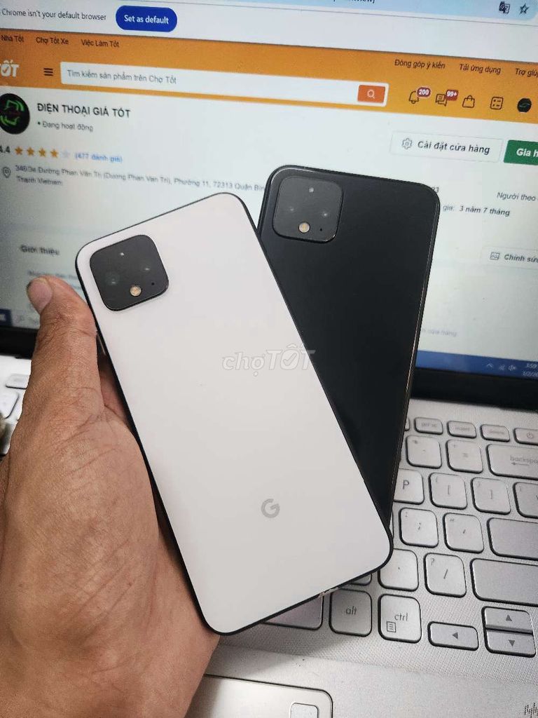 GOOGLE PIXEL 4 6GB.64GB SNAP 855 ZIN FULL CN. Mua bán Điện thoại tại Quận Bình Thạnh Tp Hồ Chí Minh được đăng bởi Dân Mobile hình 1