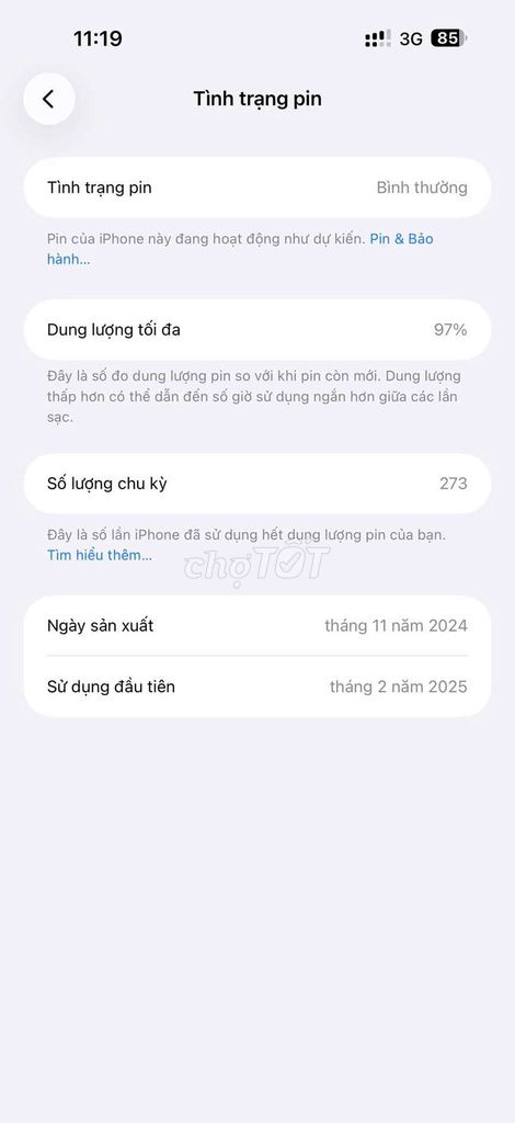 Apple iPhone 16 Pro Max 256GB Đen Đã sử dụng. Mua bán Điện thoại tại Quận Hà Đông Hà Nội được đăng bởi BAMENMO hình 1