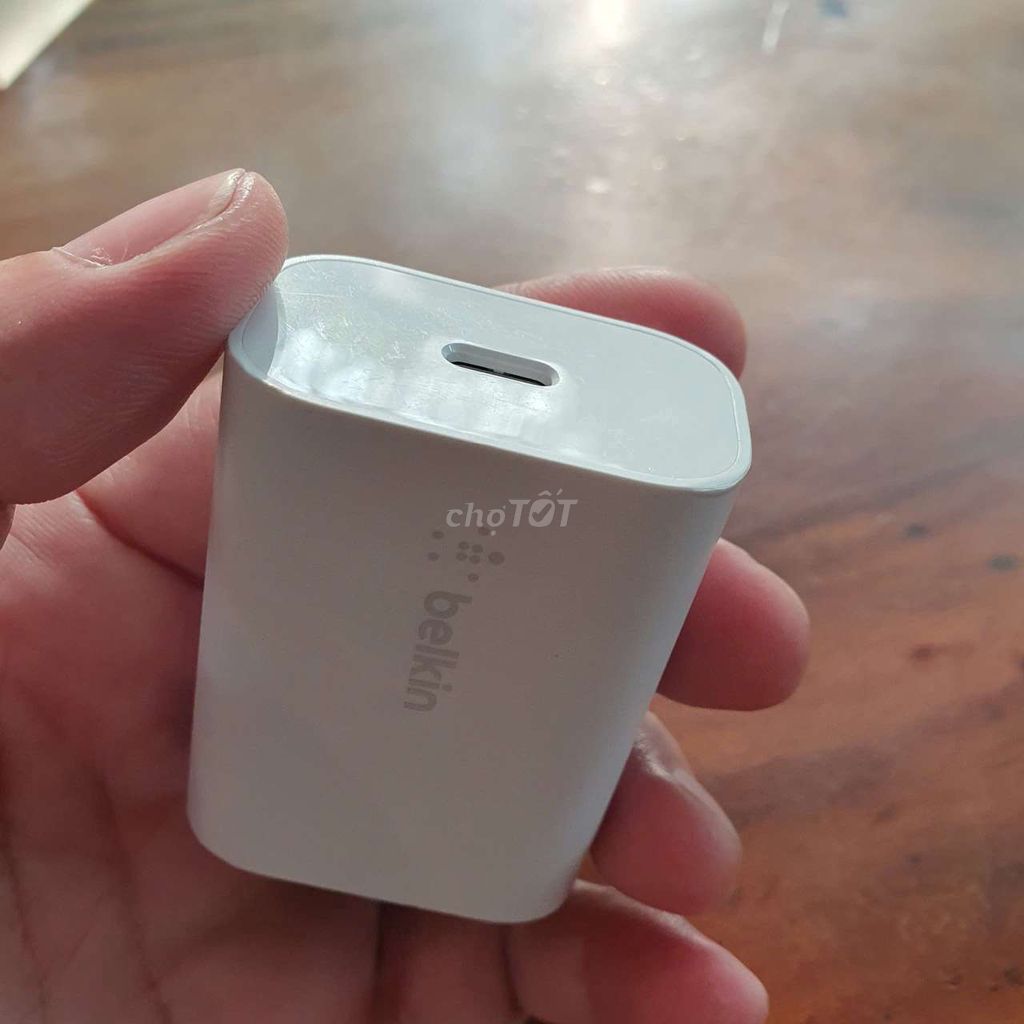 Cóc sạc Belkin Mỹ 25W chuyên Iphone mua TGDĐ