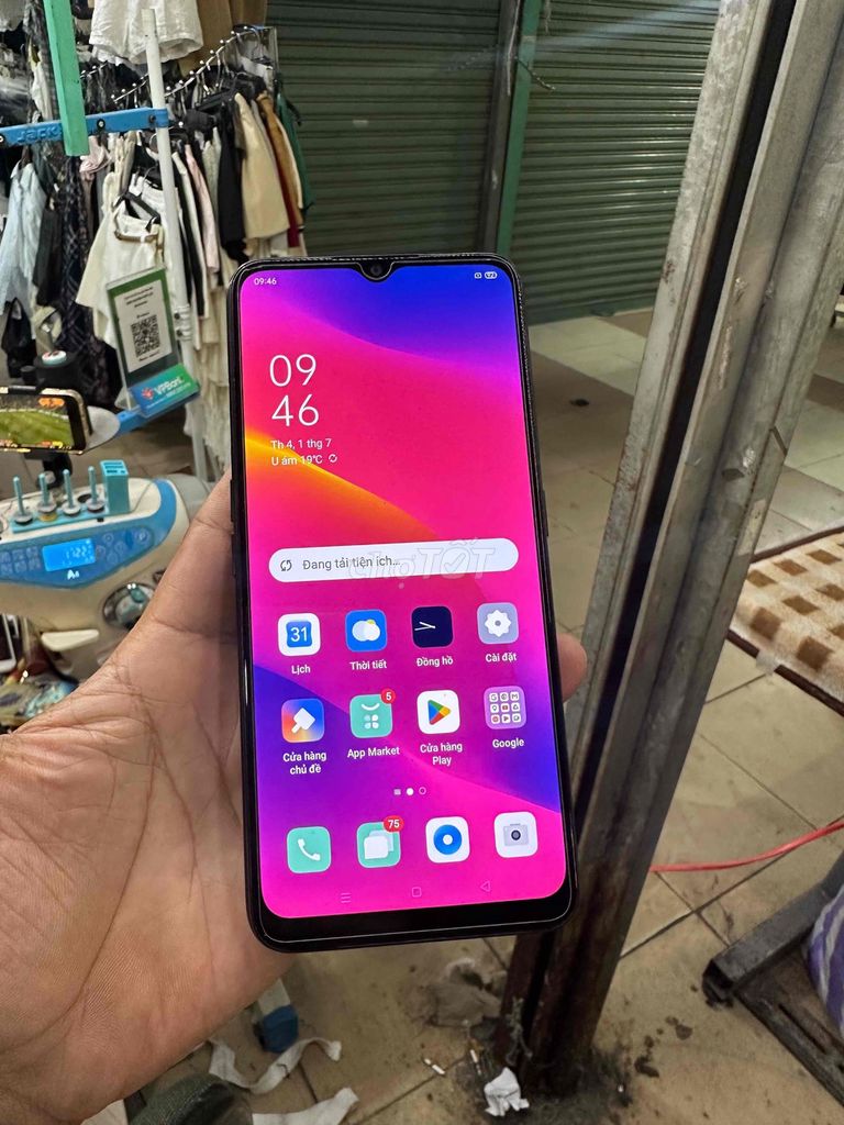 Oppo A5 2020 Đen. Mua bán Điện thoại tại Quận Sơn Trà Đà Nẵng được đăng bởi Tú hình 1