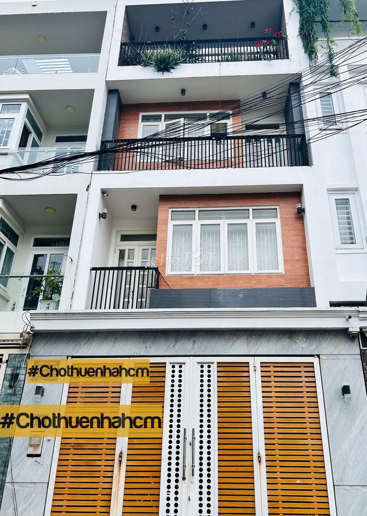 Nhà đường Nguyễn Minh Hoàng khu K300 5x20m trệt 3 lầu cho thuê