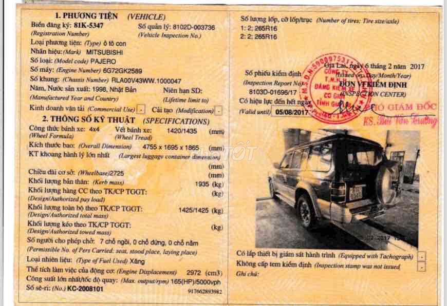 Mitsubishi Pajero 1998 V43 Xanh đậm. Mua bán Ô tô tại Quận Cái Răng Cần Thơ được đăng bởi Ng V hình 8