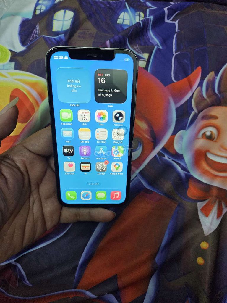 Apple iPhone 12 Pro 128GB QTe truetone face id ok. Mua bán Điện thoại tại Thành phố Thủ Đức Tp Hồ Chí Minh được đăng bởi binphone hình 1