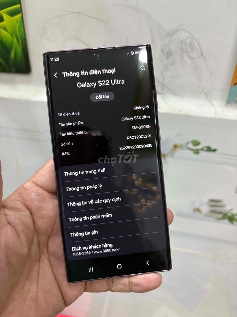 SS S22 Ultra Hàn 1sim 12/256 bán hay gl giao lưu. Mua bán Điện thoại tại Quận 3 Tp Hồ Chí Minh được đăng bởi Mr Béo hình 6