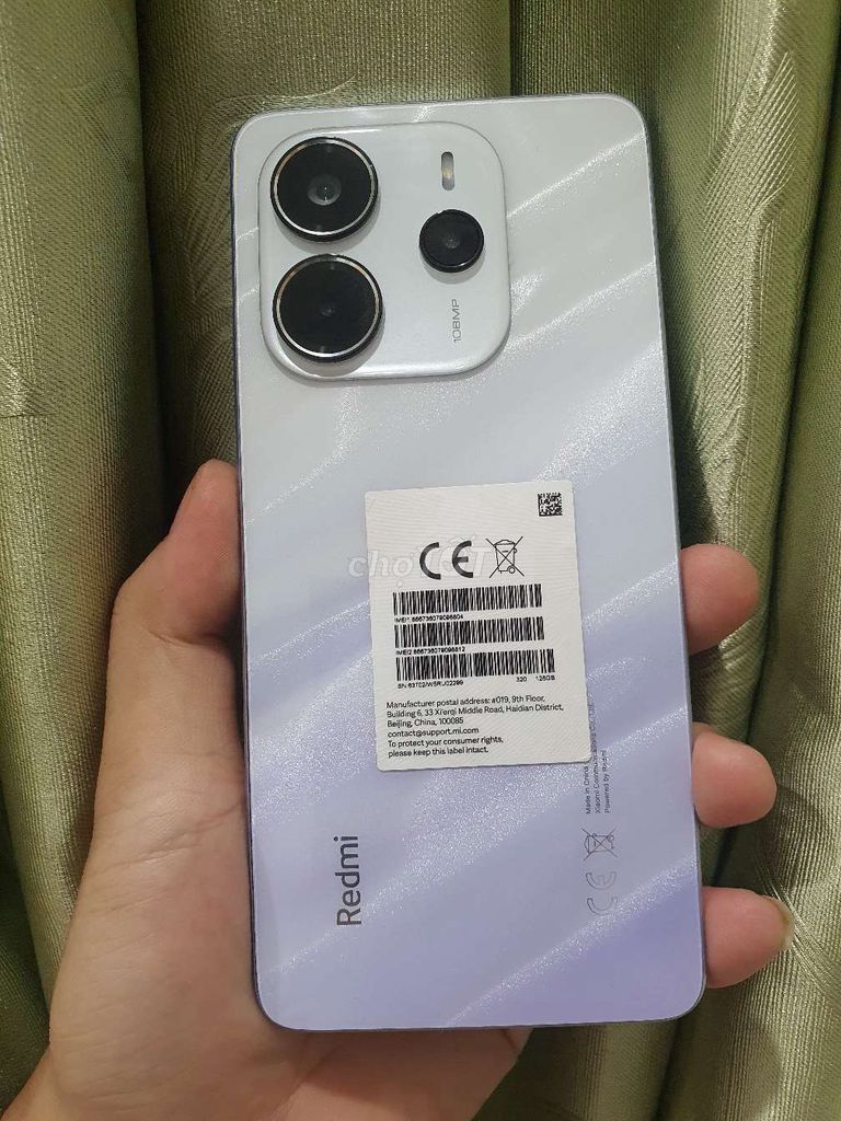Xiaomi Redmi Note 14 128GB Tím. Mua bán Điện thoại tại Quận Hải Châu Đà Nẵng được đăng bởi Tamnv hình 1