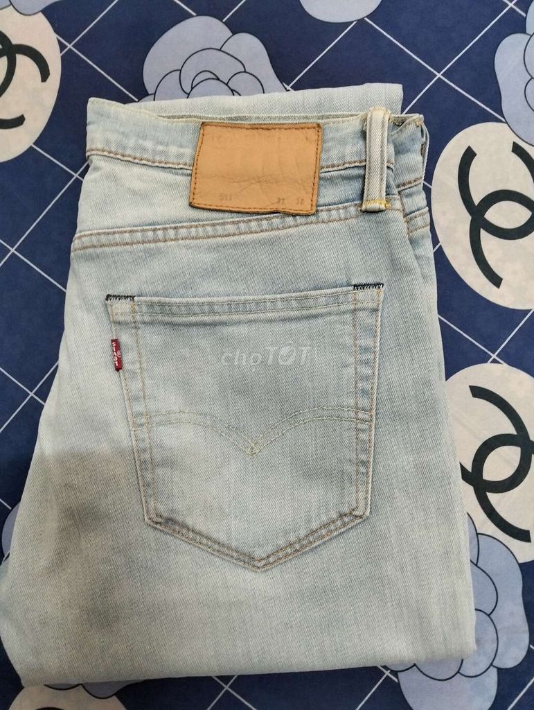 Quần jean Levis 511 Nam size 31. Mua bán Quần áo tại Quận Bình Thuỷ Cần Thơ được đăng bởi NTP228 hình 1