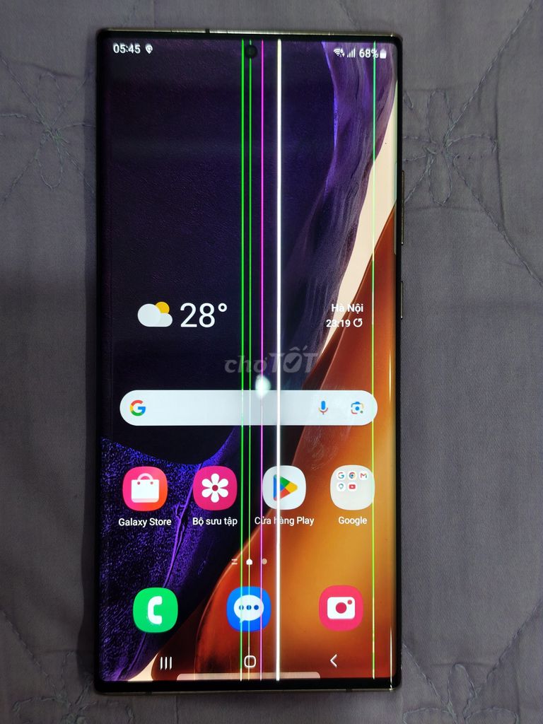 Samsung Galaxy Note 20 Ultra sọc màn hình thanh lý. Mua bán Điện thoại tại Quận Bình Thạnh Tp Hồ Chí Minh được đăng bởi Đức hình 1