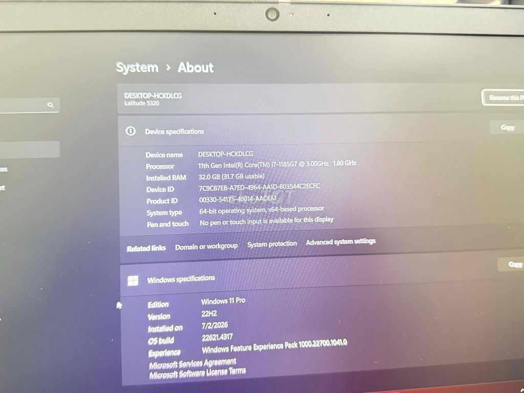 Dell Latitude 5320 i7 32GB Windows 11 Pro Bạc. Mua bán Laptop tại Huyện An Dương Hải Phòng được đăng bởi Đỗ Công Dương hình 1