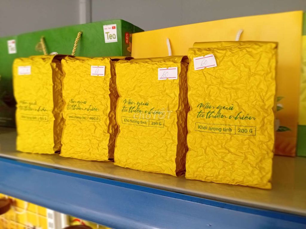 Trà Thái nguyên 200gr, bao bì vàng. Mua bán Đồ ăn, thực phẩm và các loại khác tại Huyện Vĩnh Tường Vĩnh Phúc được đăng bởi HOÀNG HƯỜNG hình 4