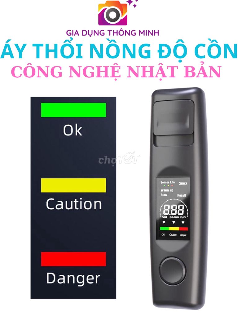 Máy đo nồng độ cồn công nghệ Nhật Bản