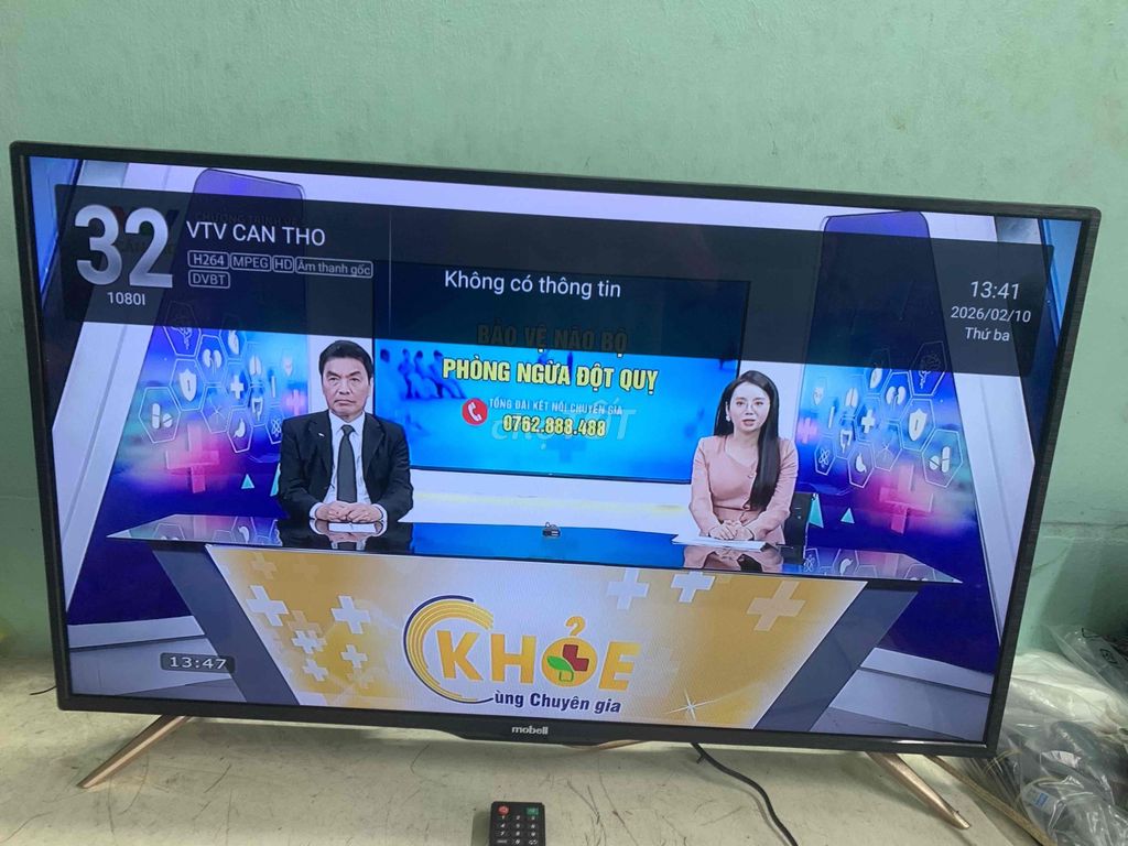Tivi Mobell 40 inch Tích hợp T2. Mua bán Tivi, Âm thanh tại Thành phố Bến Tre Bến Tre được đăng bởi trần Anh hình 1