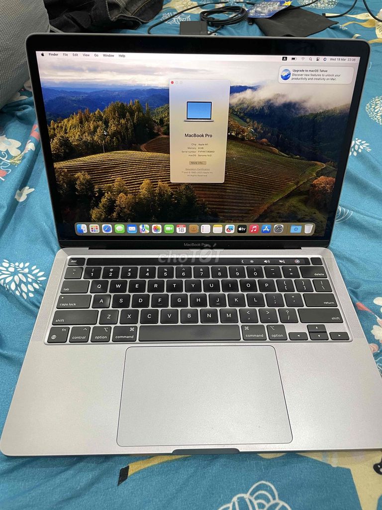 Apple MacBook Pro M1 8GB/256GB cần bán. Mua bán Laptop tại Thành phố Thủ Đức Tp Hồ Chí Minh được đăng bởi đạt hình 1